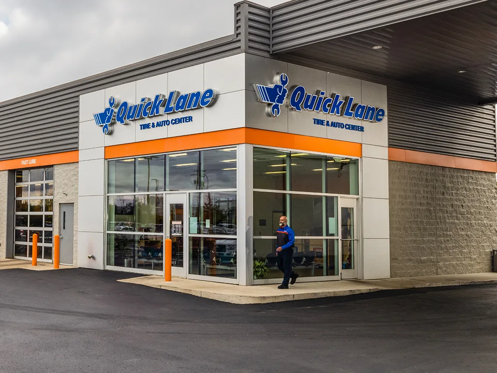 Quick Lane Tire and Auto Center service entrance